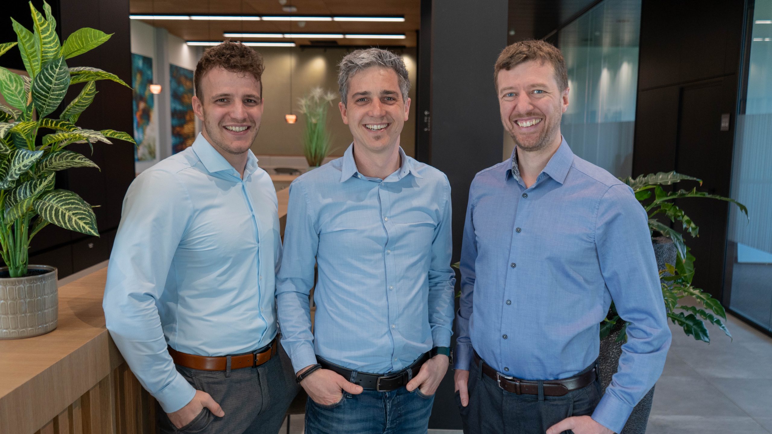 DSC03271 Das Bild zeigt Alexander Cavada, Willy Huchler und Florian Zech von der WBI GmbH.