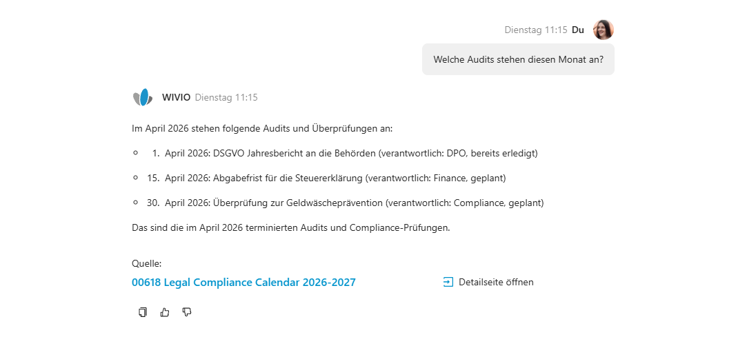 releasenotes-26.2-abbildung-14 KI-gestützte Übersicht geplanter Audits mit Quellenangabe
